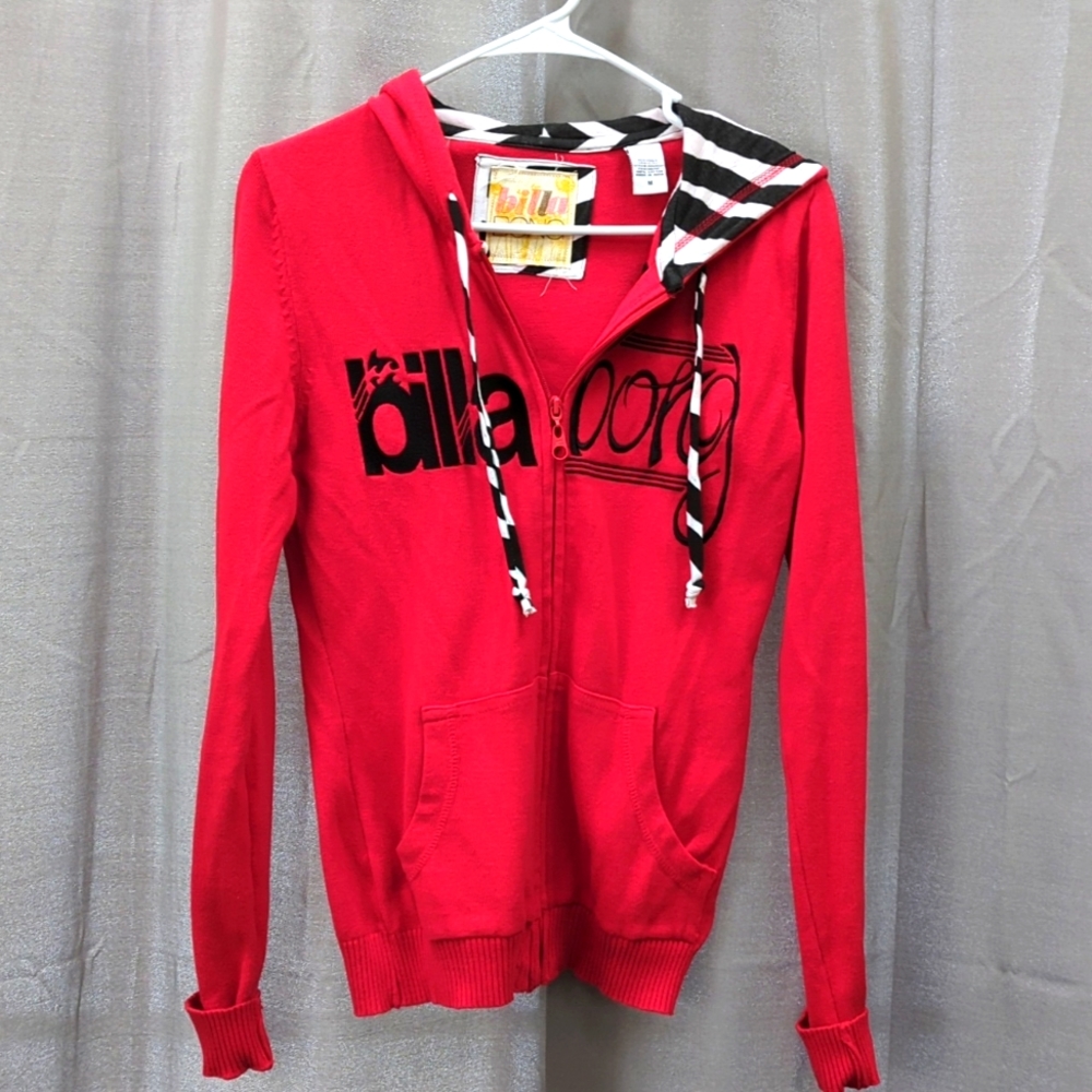 Billabong cotton zip front jacket